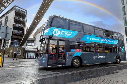 National Express Coventry bus service changes from 1st January 2023