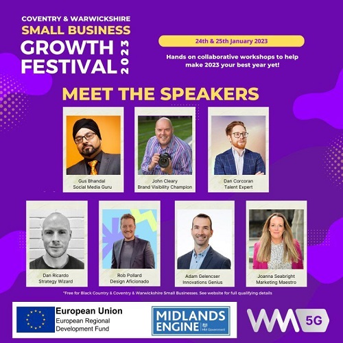 Image for Spaces still available for the Coventry & Warwickshire Small Business Growth Festival 2023