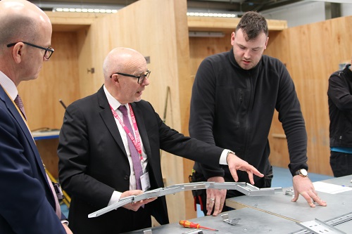 MP meets electrical engineering apprentices as part of National Apprenticeship Week