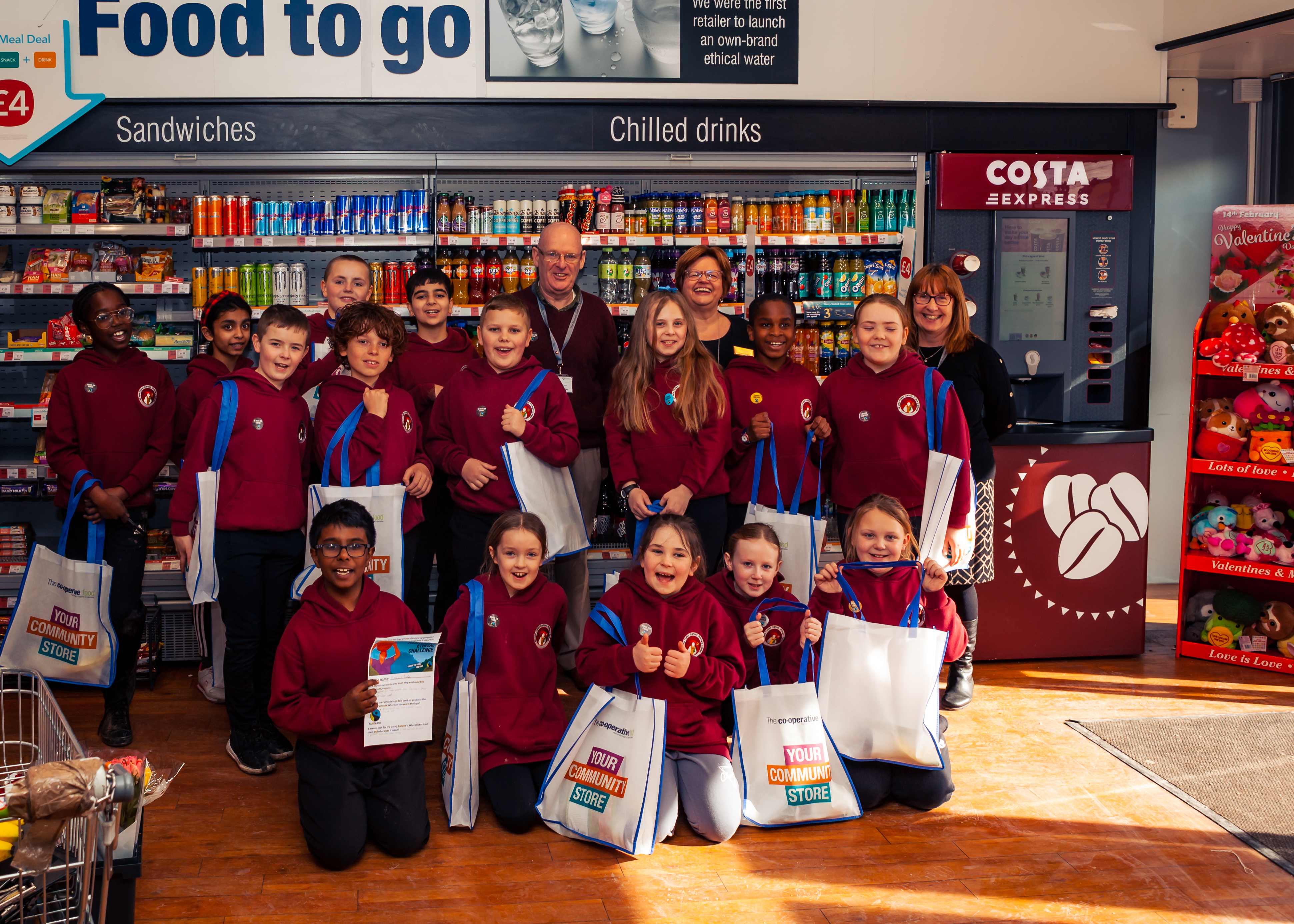 Coventry pupils given food for thought after an excursion to Co-op store