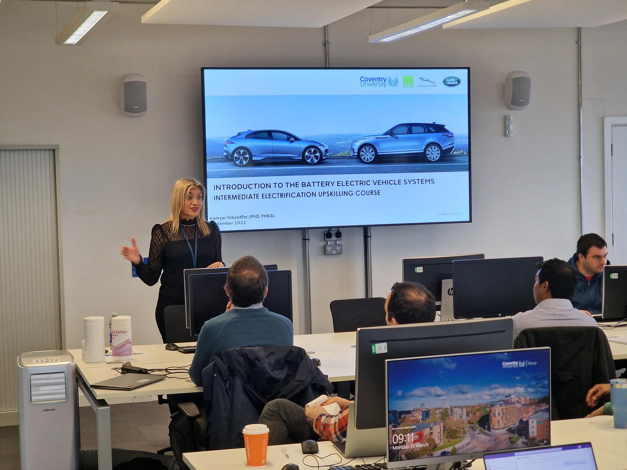 Coventry University and JLR team up to upskill workforce for the electric revolution