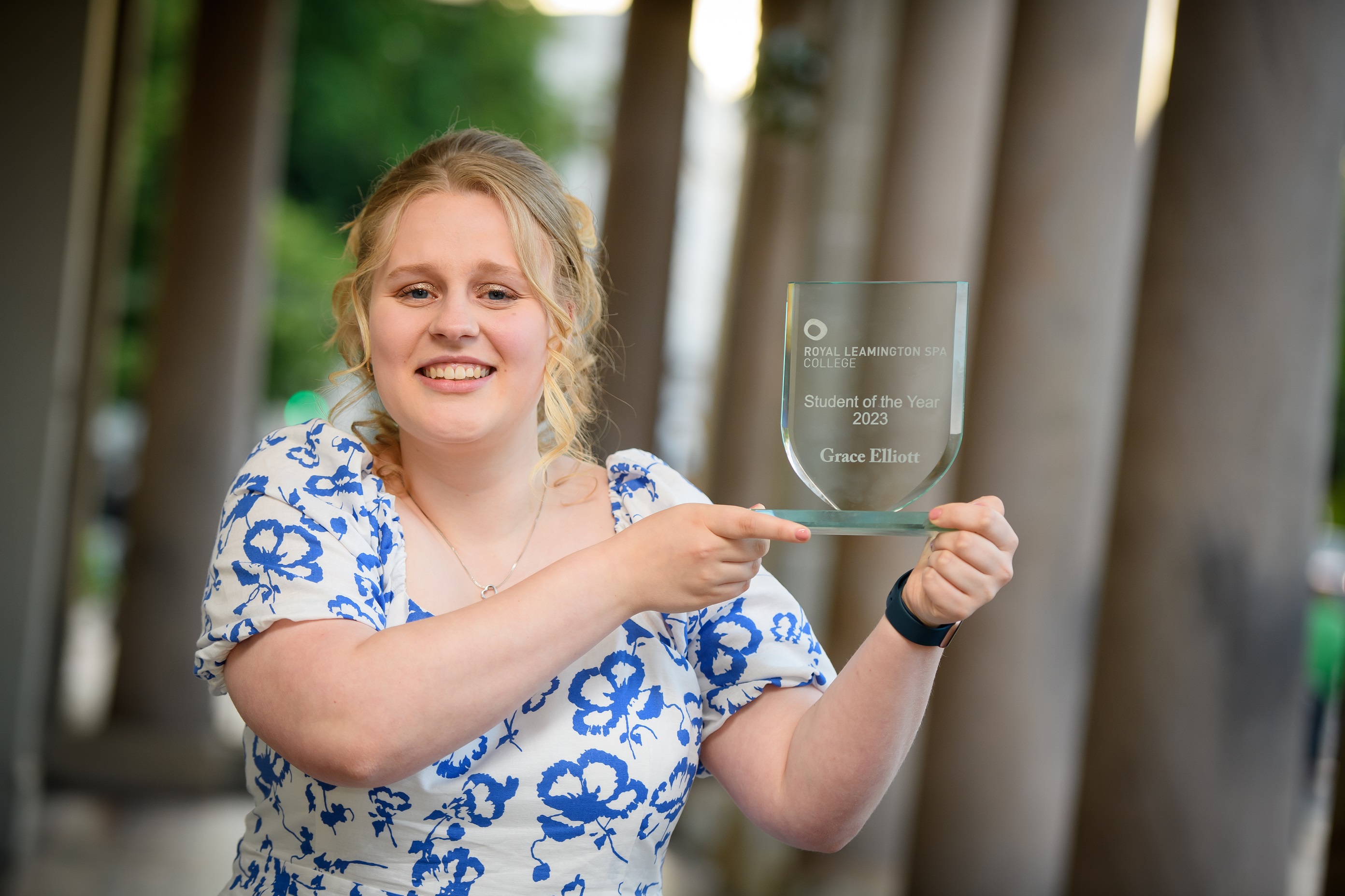 Leamington Early Years student who helped transform college nursery wins top prize