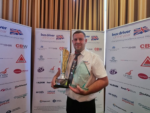 National Express West Midlands driver crowned UK’s Bus Driver of the Year