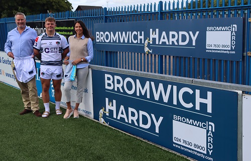 Bromwich Hardy scores again with Coventry Rugby sponsorship deal 