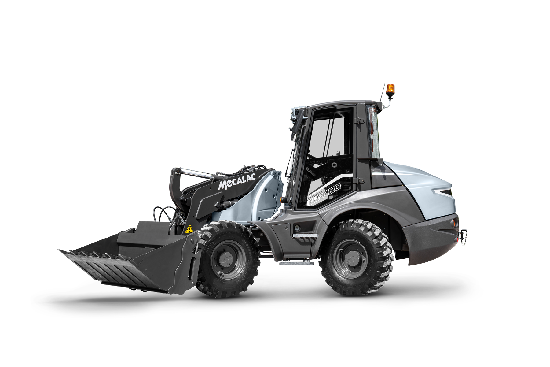 Mecalac expands 100% electric range with the launch of its new eS1000 Swing Loader