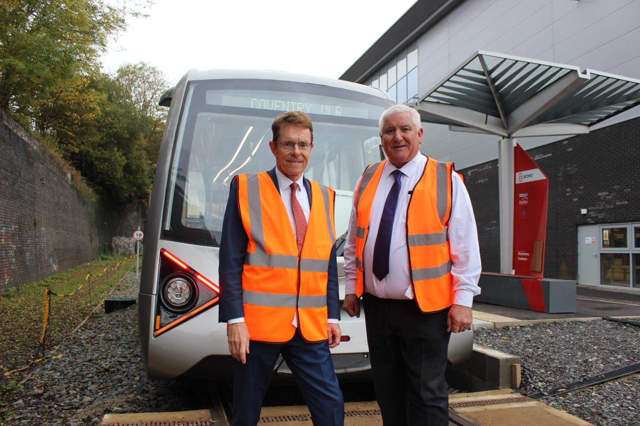 Coventry Very Light Rail vehicle tested on revolutionary track for first time