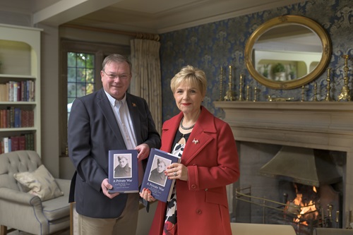 Law firm sponsors launch of book on soldier's war diaries 