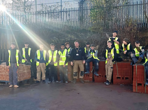 Brickmaker supports Rugby College students to lay foundations of their future