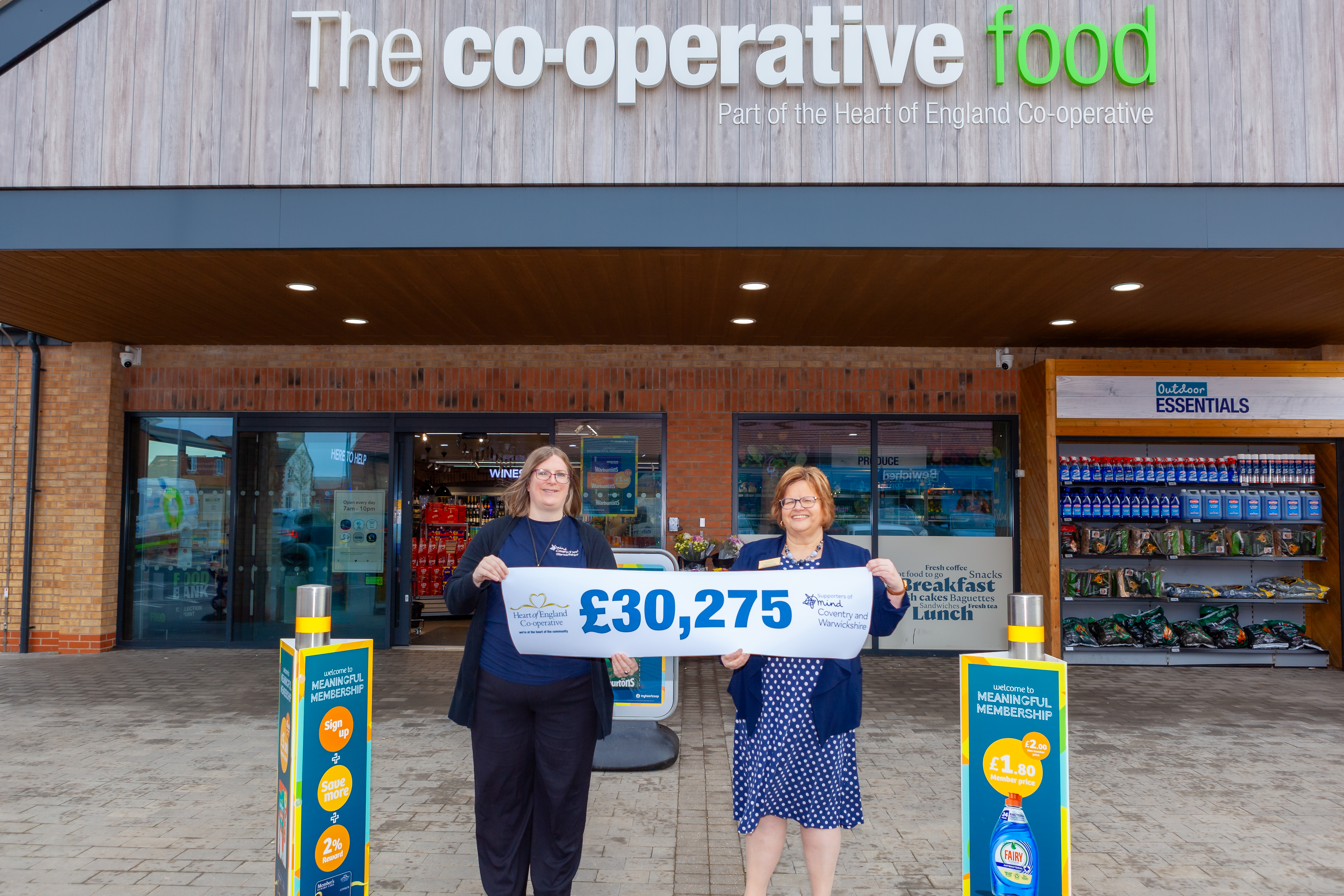 Heart of England Co-op staff raise over £30k for mental health charity 