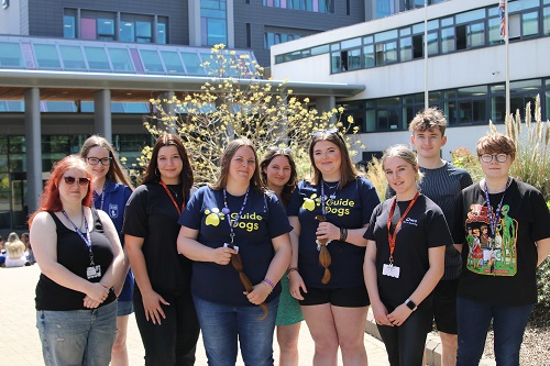 Warwickshire students raise £1,862 for Guide Dogs charity 