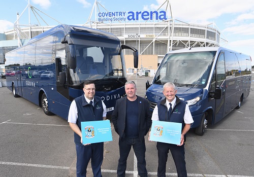 CCFC and CBS Arena agree new partnership for away coach travel