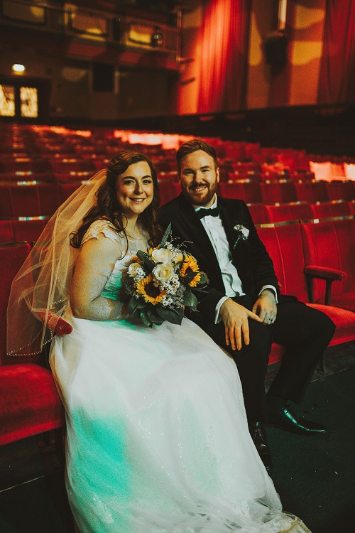 Coventry theatre hosts first wedding as West Midlands couple stage Wizard of Oz-themed celebration