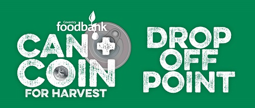 Can + Coin for Coventry foodbank this Harvest