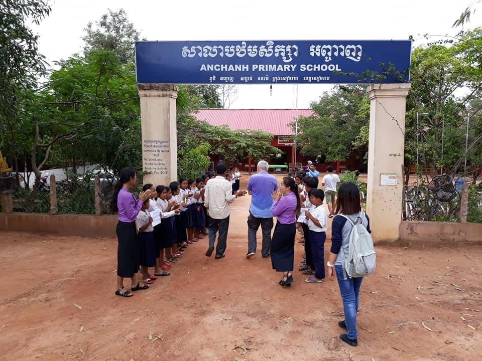 Local Travel Agent Helps Cambodian Schools- After charity cycle challenge.