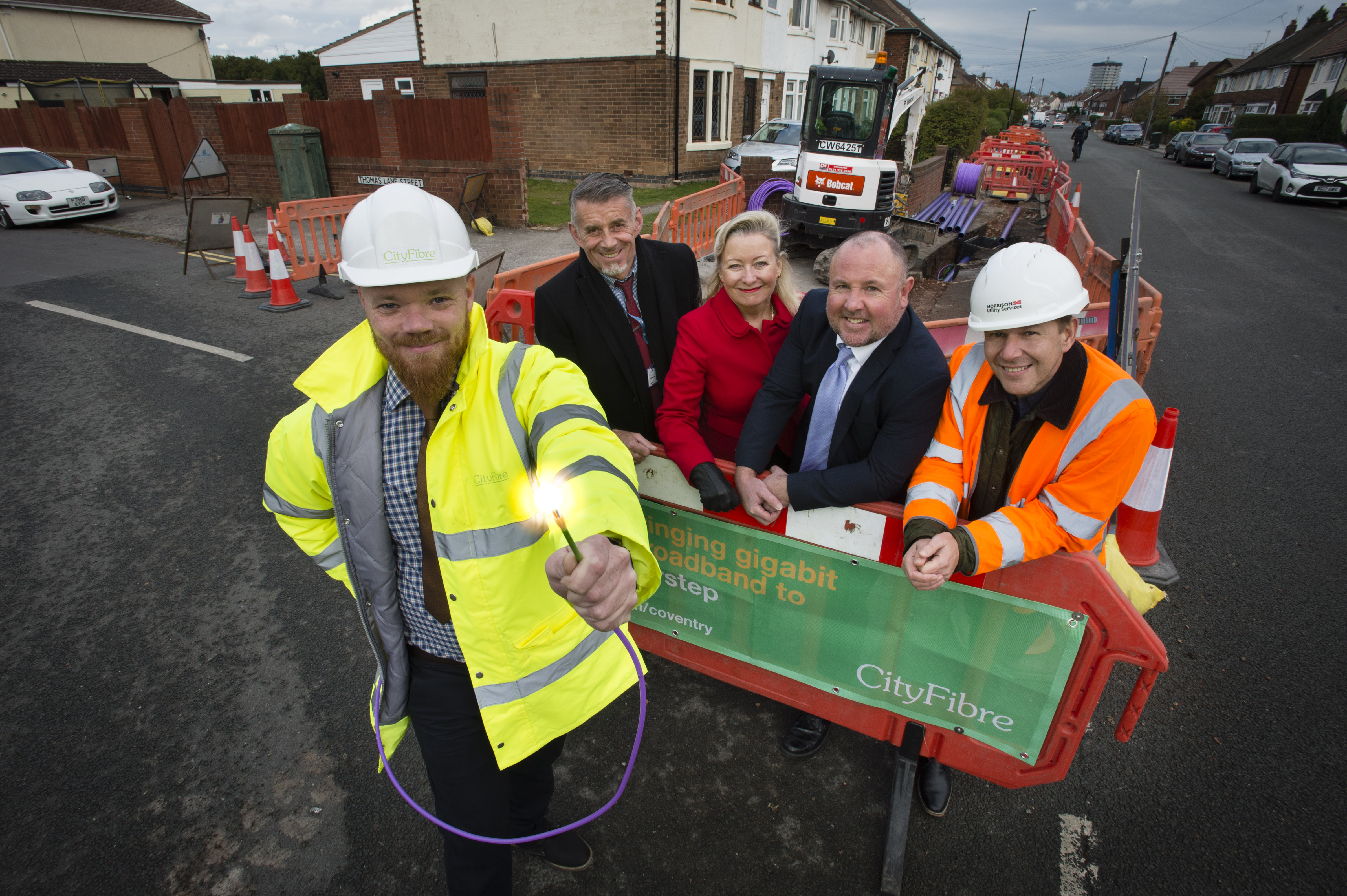 CityFibre’s work to transform Coventry into one of the world’s most digitally connected cities has begun in Longford