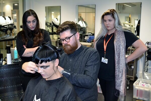 Students inspired by cutting edge hair show at Royal Leamington Spa College