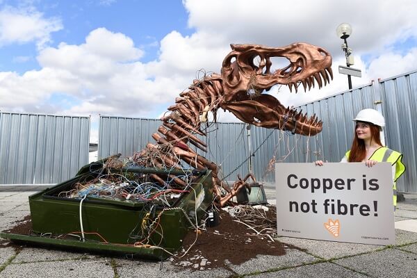 Coppersaurus ‘unearthed’ in Coventry, fresh from slowing down local broadband