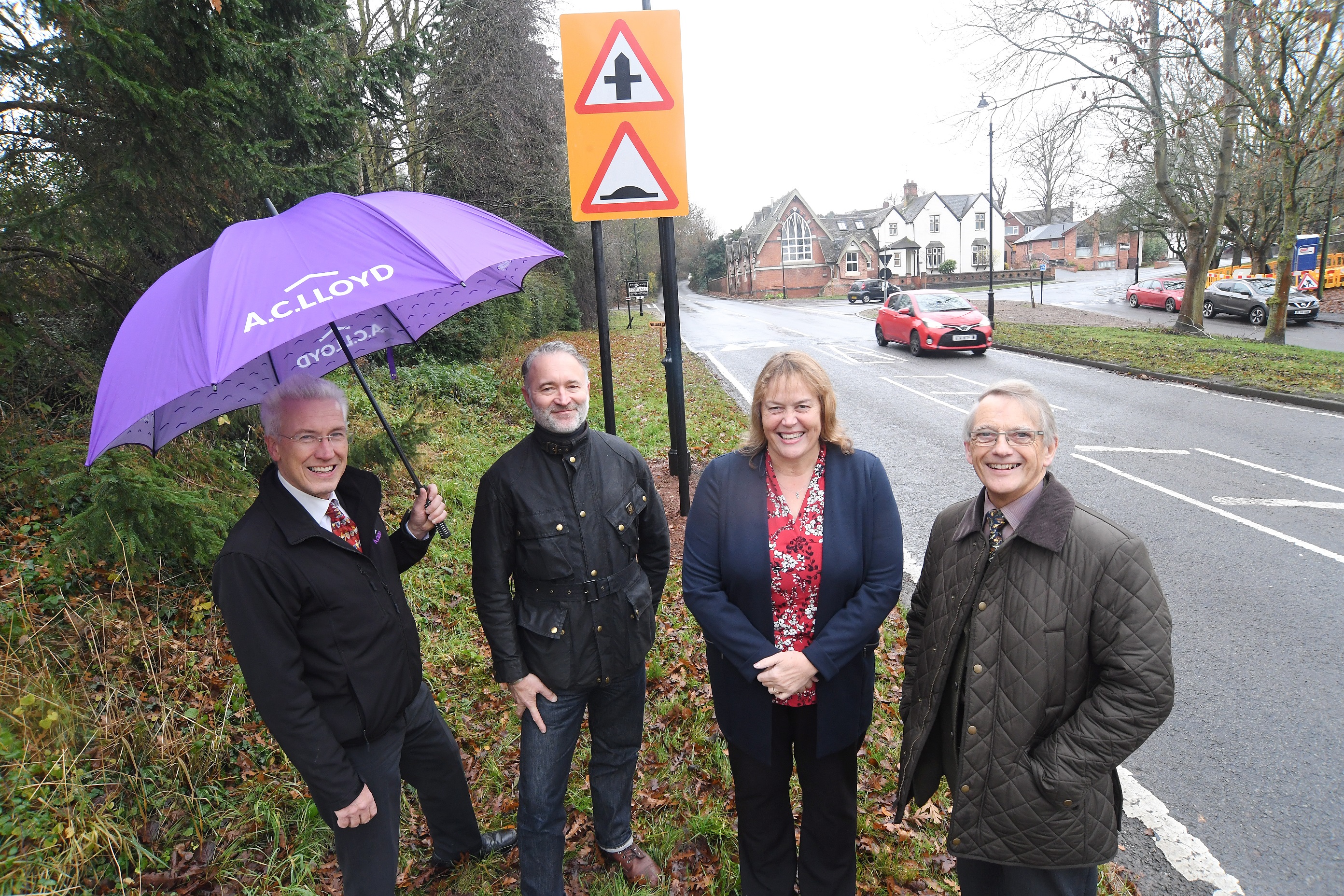 Organisations work together to introduce traffic calming scheme in a Warwickshire village