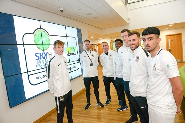 Coventry College students given sky blue boost