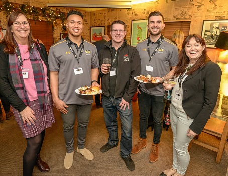 Leamington firms rub shoulders with Wasps players