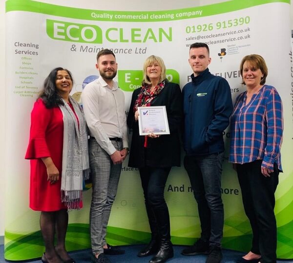 Local commercial cleaning and consumables company has received their ISO 14001 Accreditation