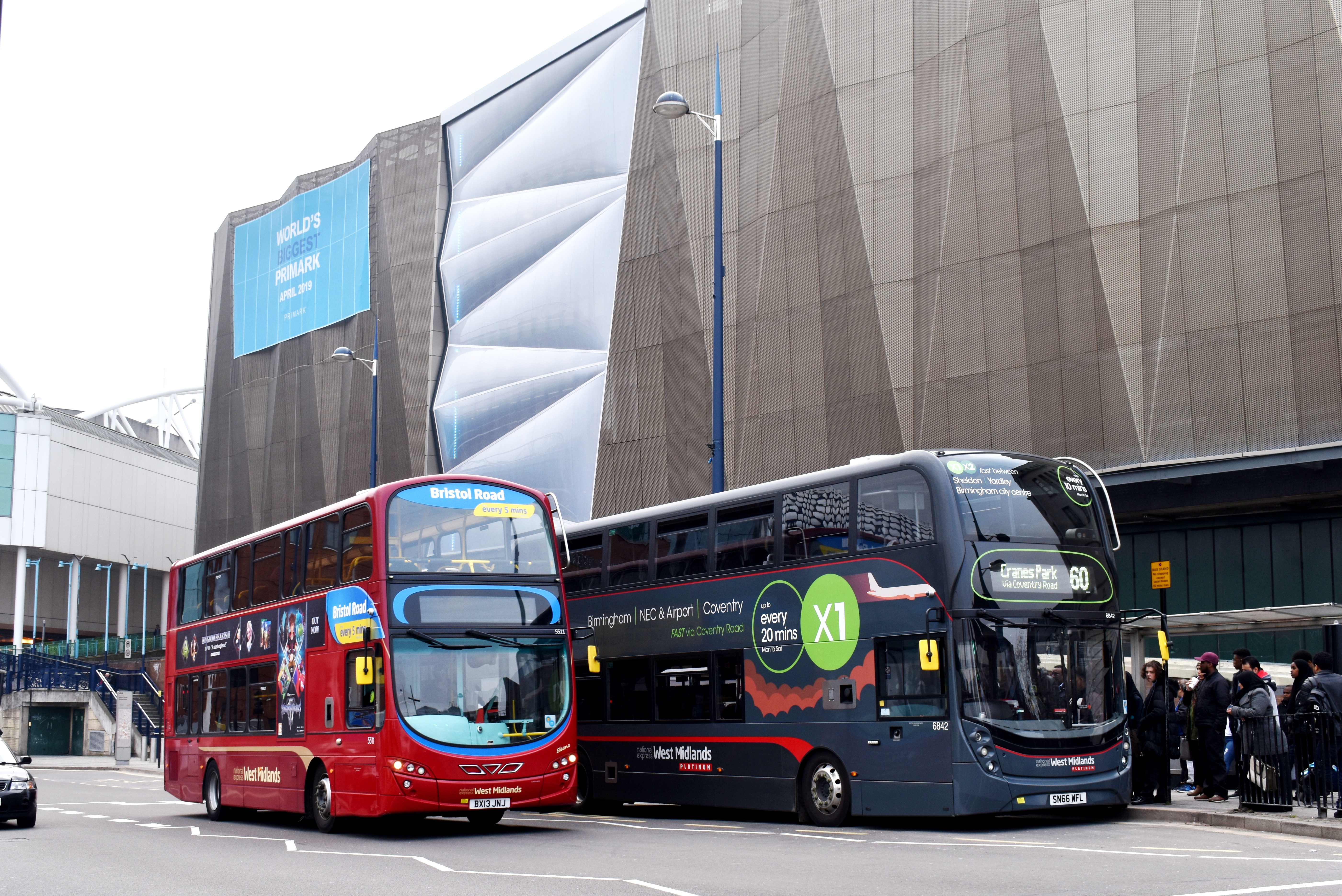 National Express West Midlands offer free bus ticket for Primark opening weekend