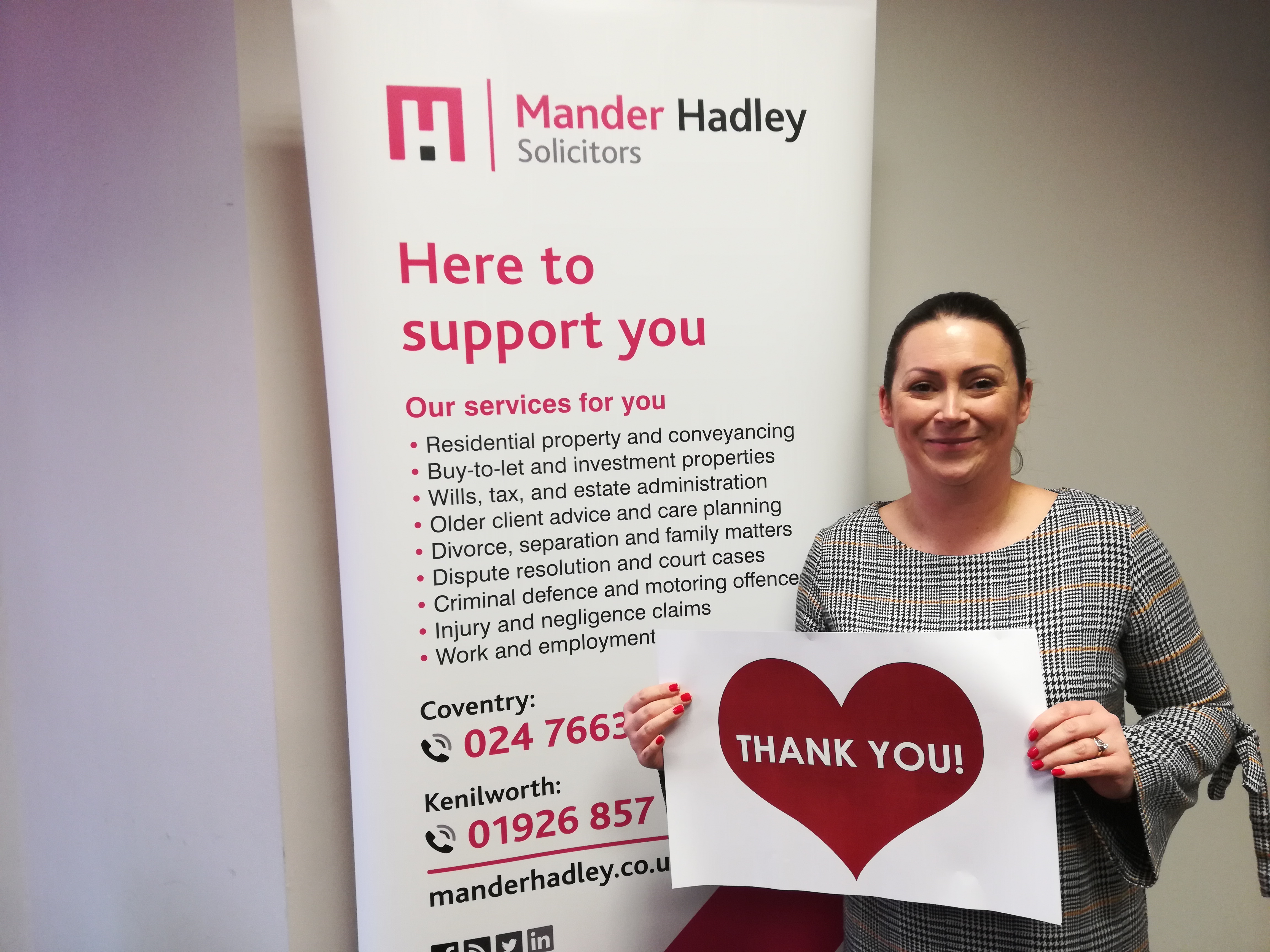 Mander Hadley’s Wills weeks raise hundreds for local hospice care