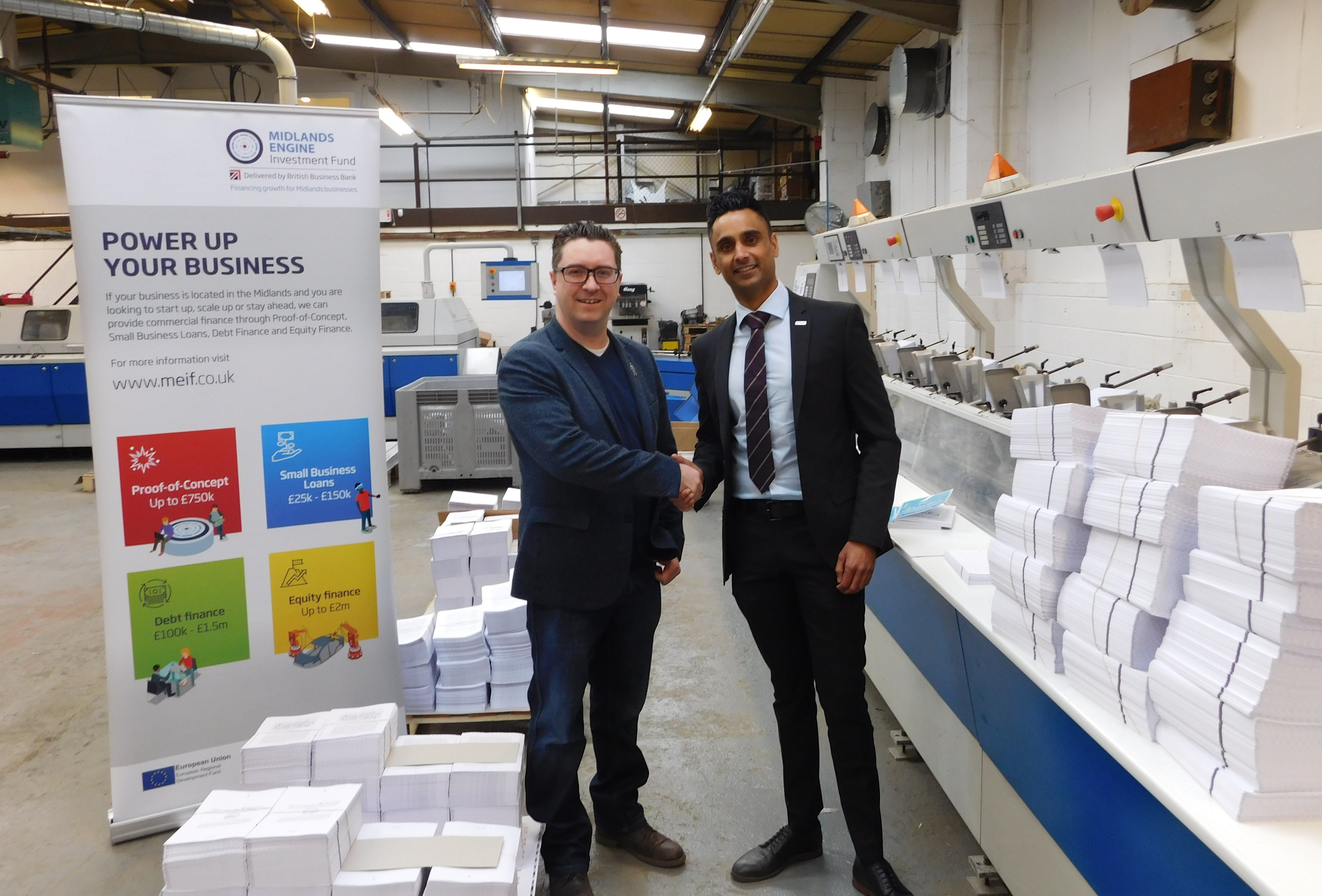 Success for Coventry printing business following MEIF investment