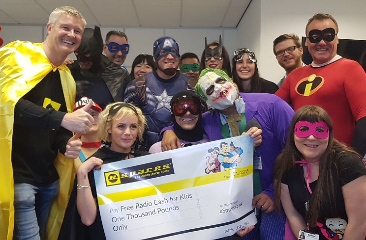 Free Radio’s Superhero Day gets a boost from eSpares!