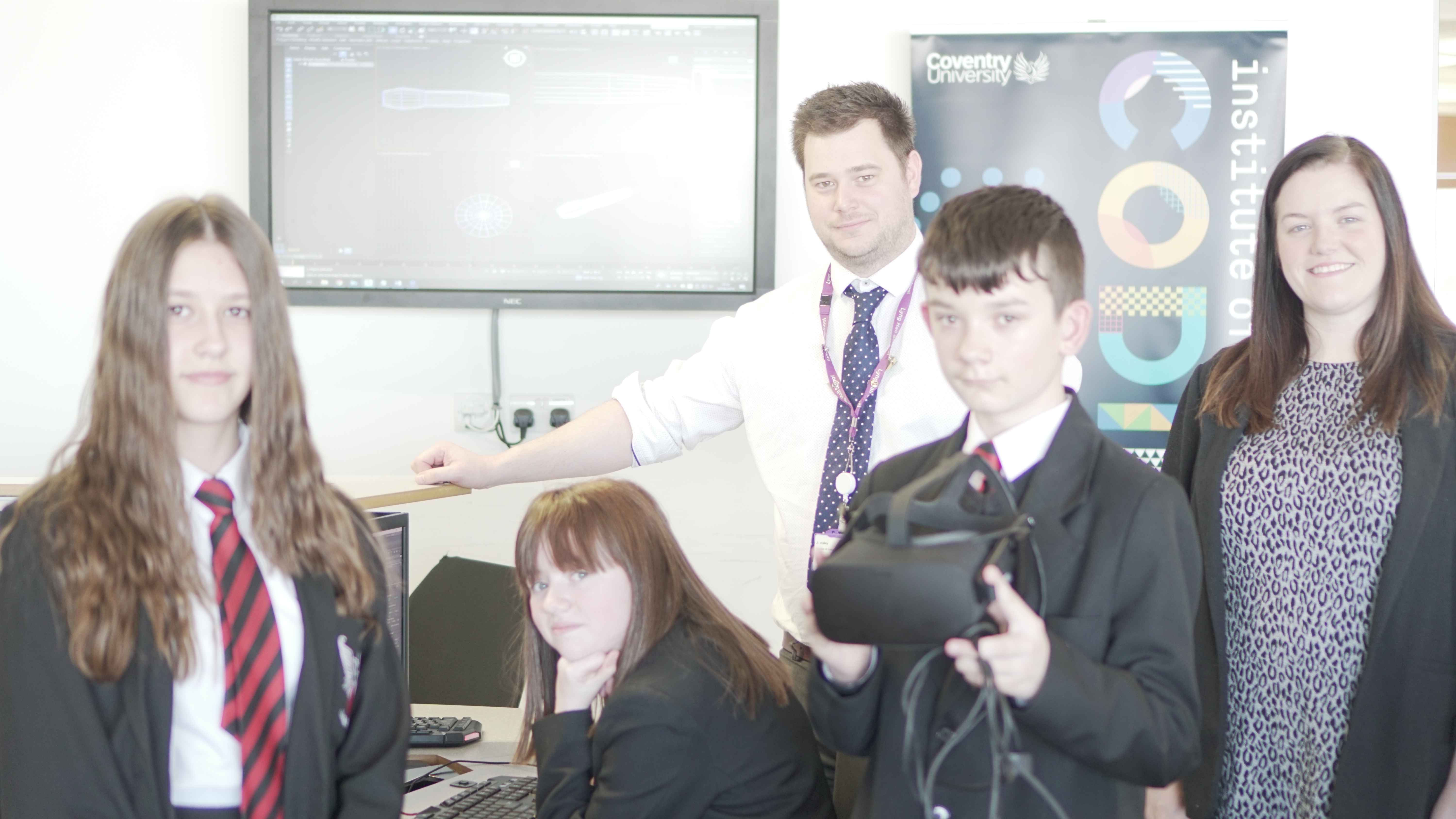 Lyng Hall students get hands on with VR technology at University visit