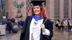 Image for Graduate hails “lifechanging” experience at CU Coventry