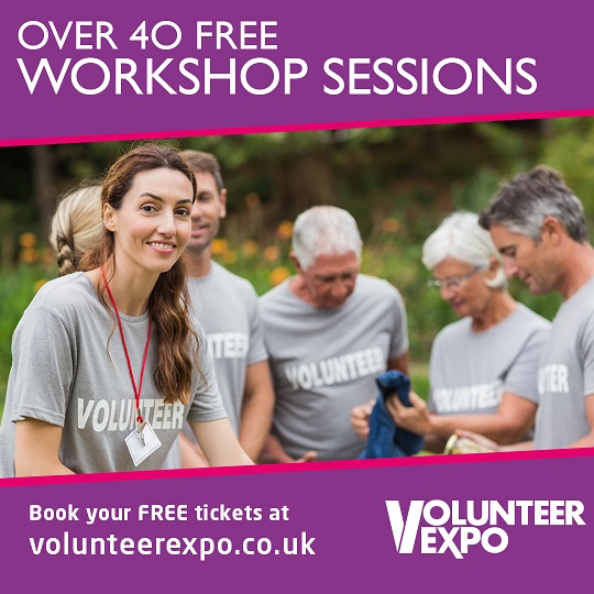 Image for Over 40 free learning workshops added to Volunteer Expo programme