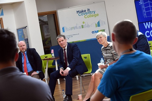 Image for Keir Starmer visits Coventry College