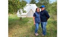Image for The Apple Farm Glamping and Camping, Snitterfield on 4 in a Bed TV Programme on Tuesday 23rd of September 2025 Channel 5 at 5pm